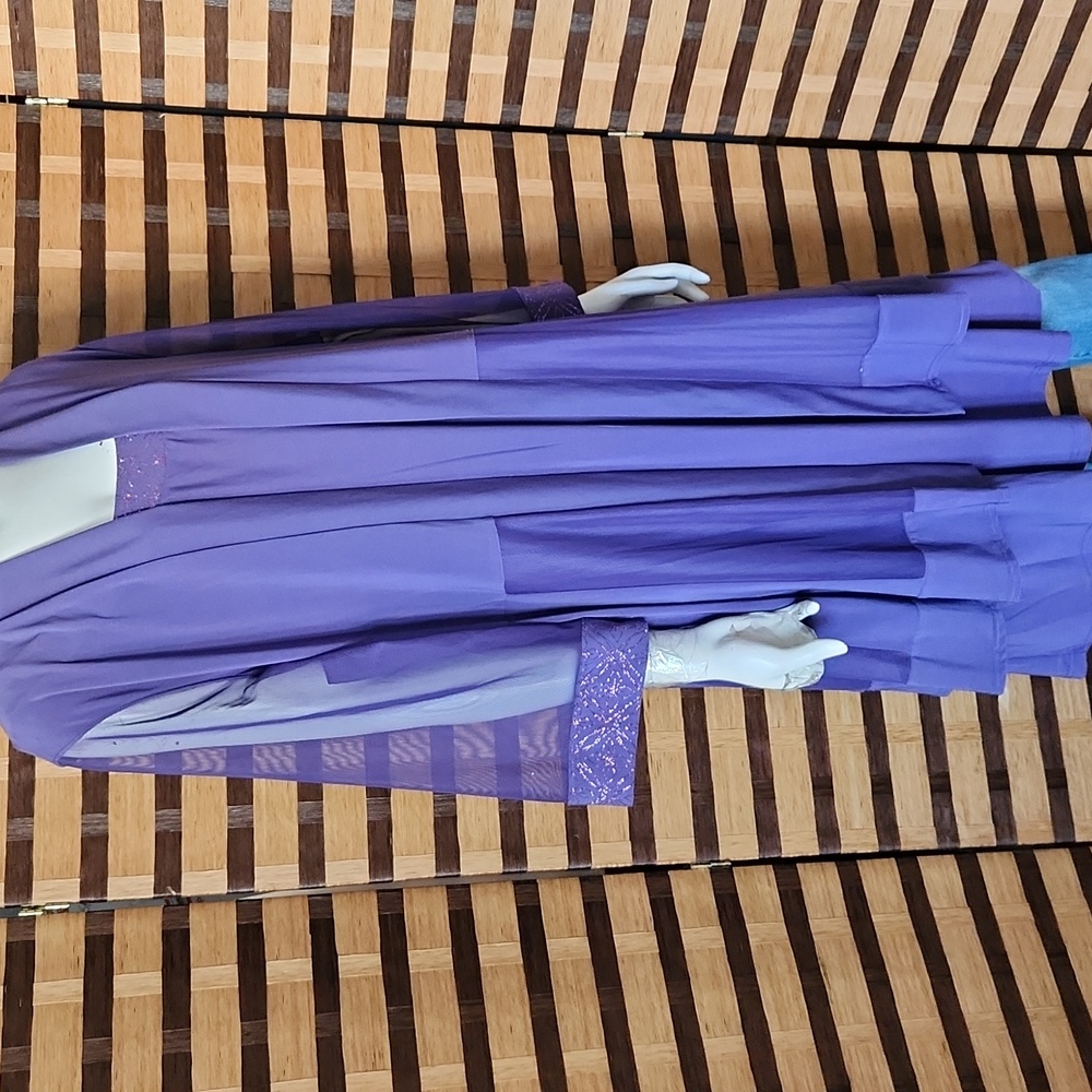 NWT! R&M Purple Sleeveless Dress With Jacket Embellishef - Picture 6 of 12